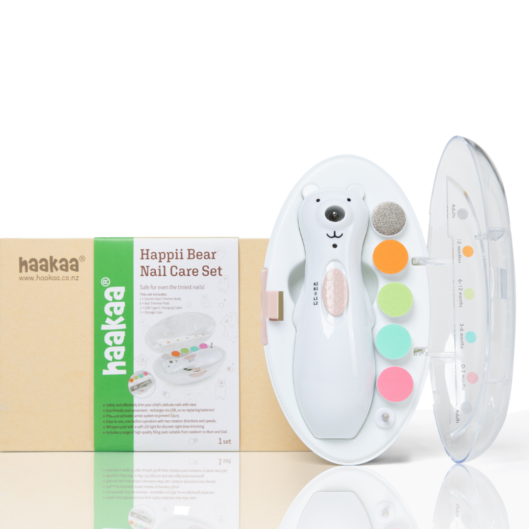 Haakaa Happii Bear Rechargeable Nail Trimmer Set - Hello Baby Apparel