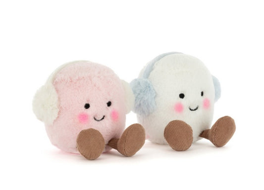 Jellycat Amuseables Toastie Pink and White Marshmallows - Hello Baby Apparel