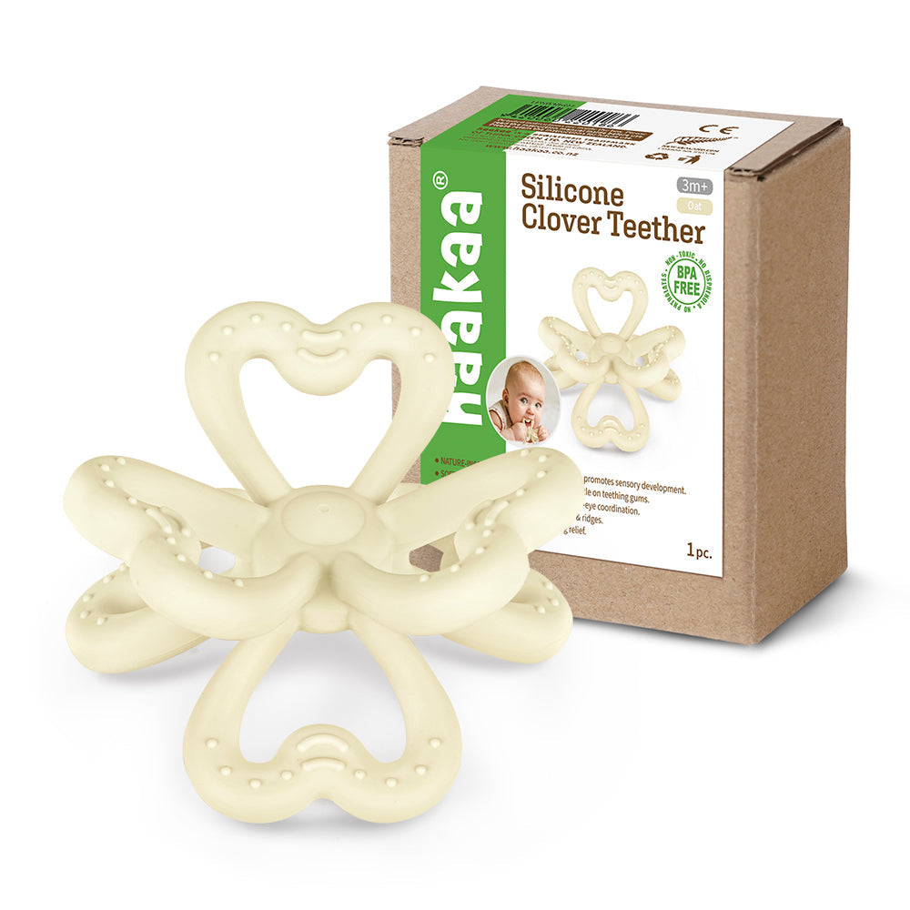 Haakaa Silicone Clover Teether 1 PK - Hello Baby Apparel