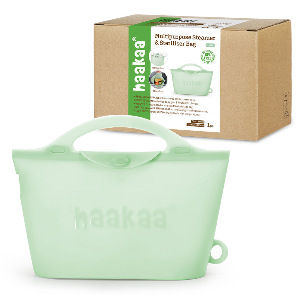 Haakaa Multipurpose Steamer & Steriliser Bag - Hello Baby Apparel