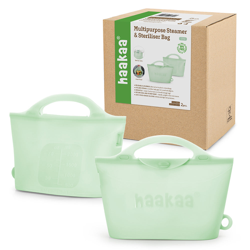 Haakaa Multipurpose Steamer & Steriliser Bag - Hello Baby Apparel