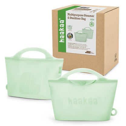 Haakaa Multipurpose Steamer & Steriliser Bag - Hello Baby Apparel