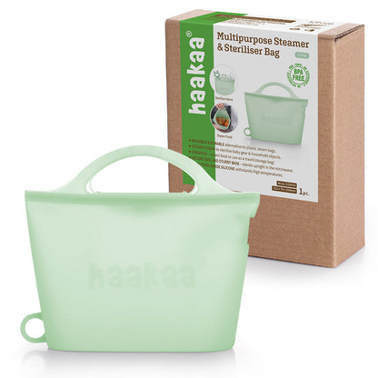 Haakaa Multipurpose Steamer & Steriliser Bag - Hello Baby Apparel