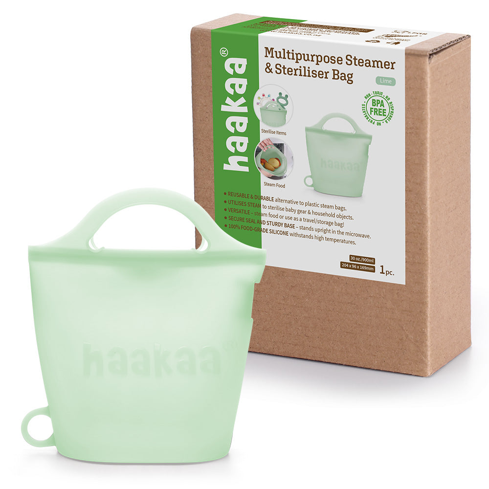 Haakaa Multipurpose Steamer & Steriliser Bag - Hello Baby Apparel