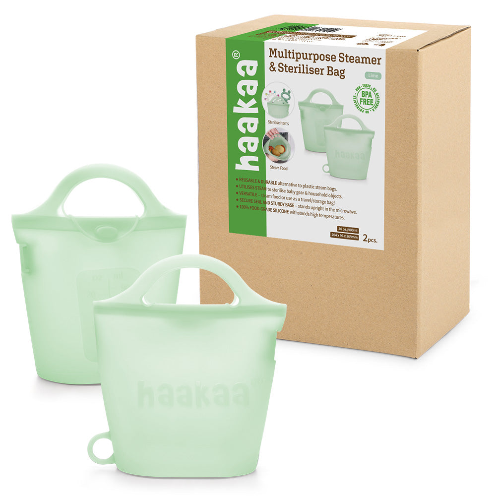 Haakaa Multipurpose Steamer & Steriliser Bag - Hello Baby Apparel