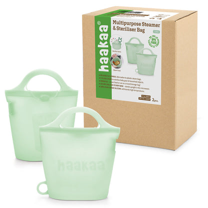Haakaa Multipurpose Steamer & Steriliser Bag - Hello Baby Apparel
