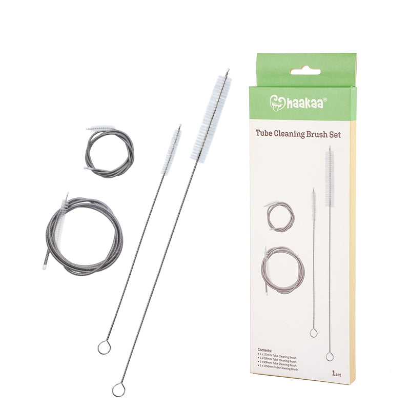 Haakaa Tube Cleaning Brush Set, 4 pk - Hello Baby Apparel
