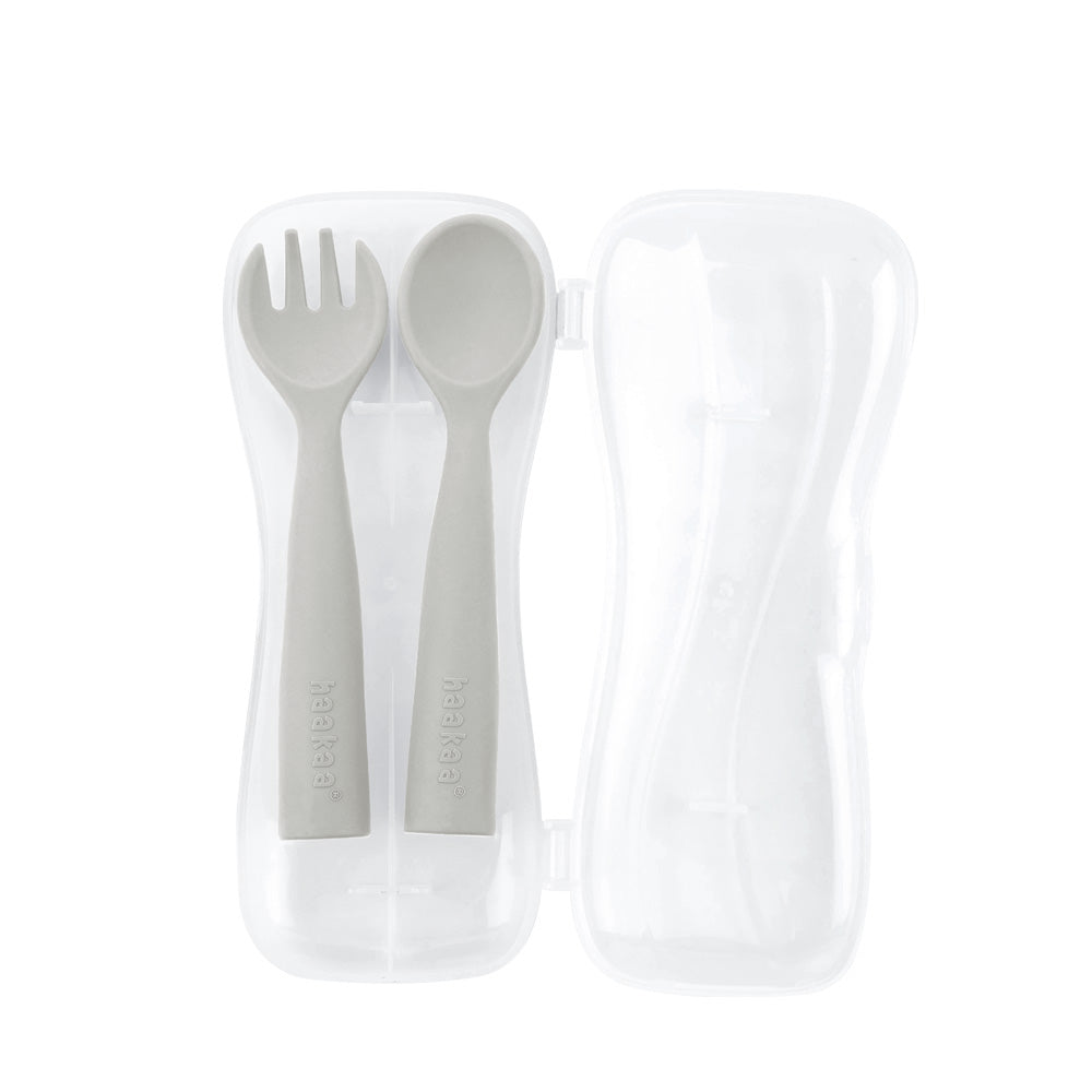 Haakaa Bendy Silicone Cutlery Set - Hello Baby Apparel