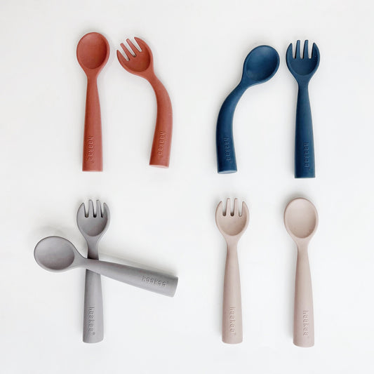 Haakaa Bendy Silicone Cutlery Set - Hello Baby Apparel