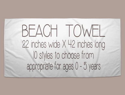 Personalized Beach Towel - PRE-ORDER