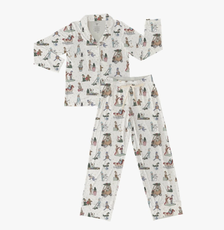 Neutral Women's Elfie Bamboo Jammies | Sweet P Baby Co