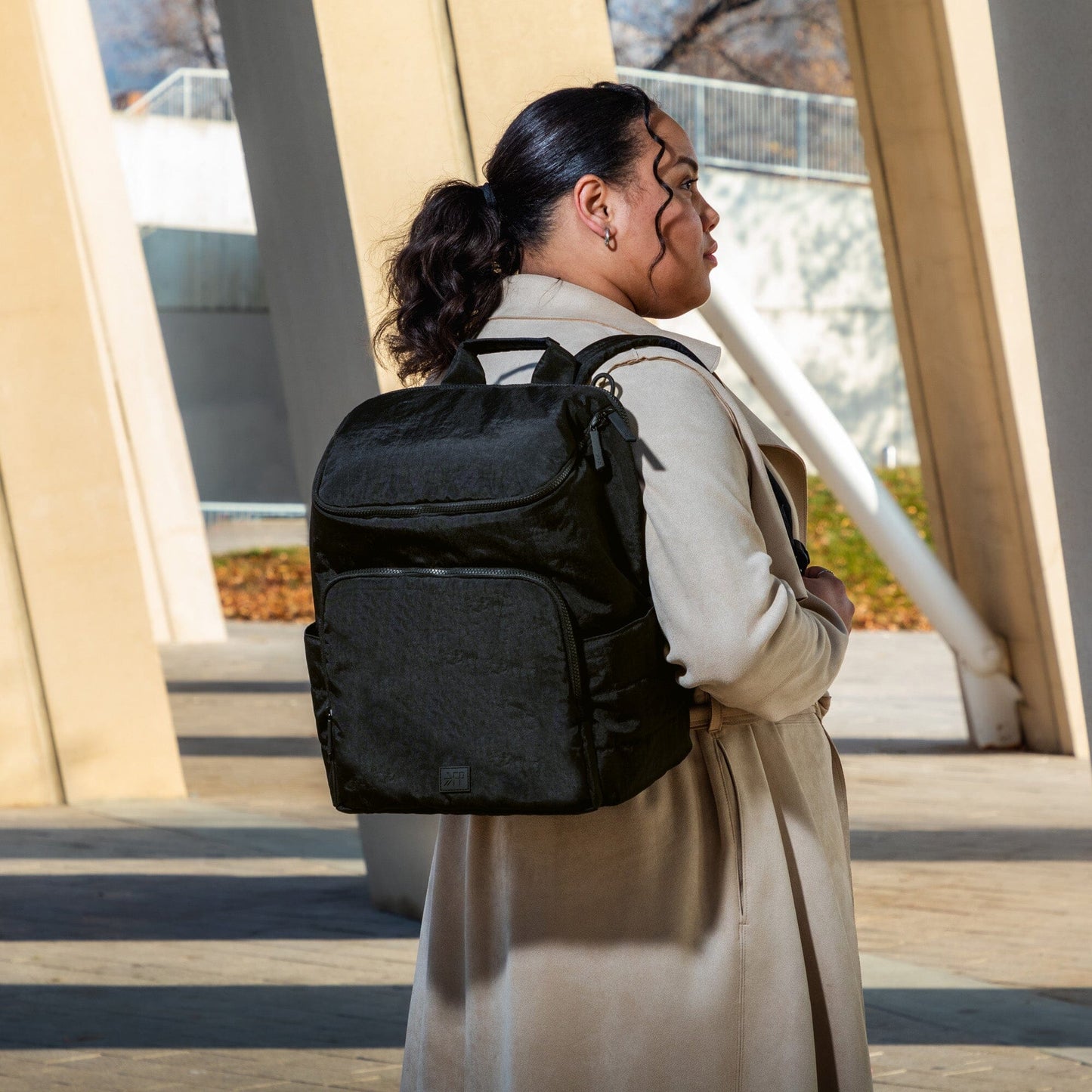 Ebony Zurich Diaper Bag