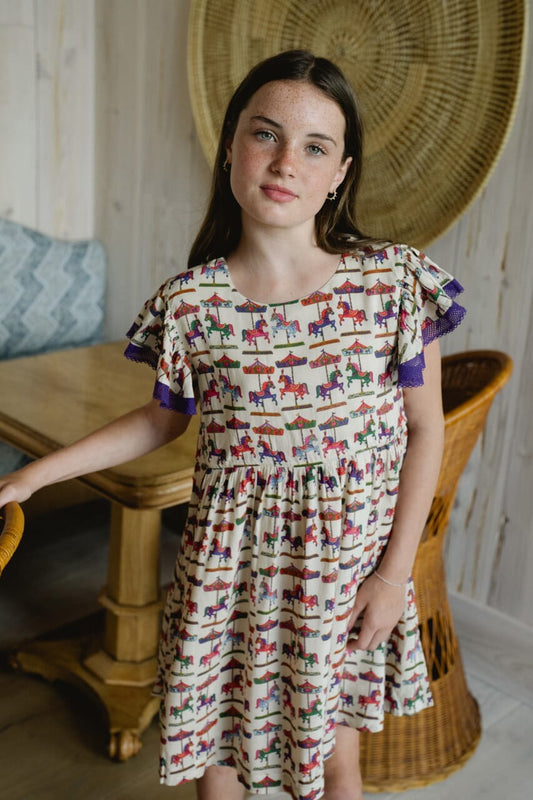 Girls Bella Dress- Derby - Hello Baby Apparel