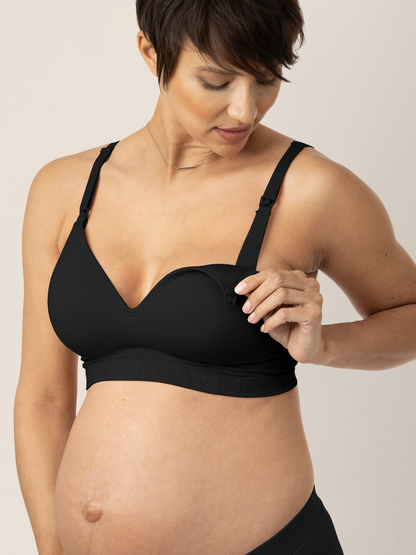 Signature Sublime® Contour Maternity & Nursing Bra | Black - Hello Baby Apparel