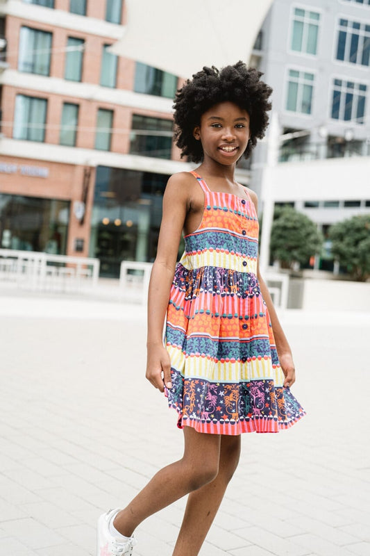 Girls Grace Dress - Navy - final sale - Hello Baby Apparel