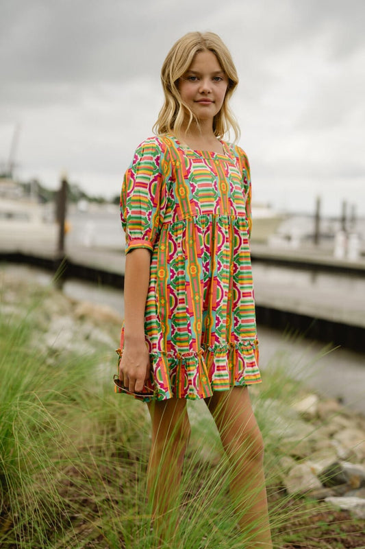 Girls Kenzie Dress - Hello Baby Apparel