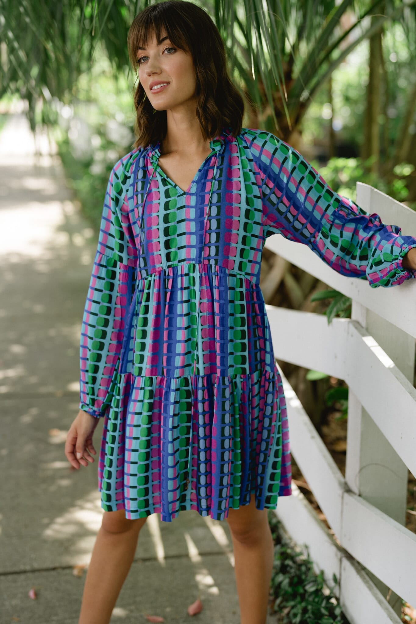 Eliza Dress- Dahlia - Hello Baby Apparel