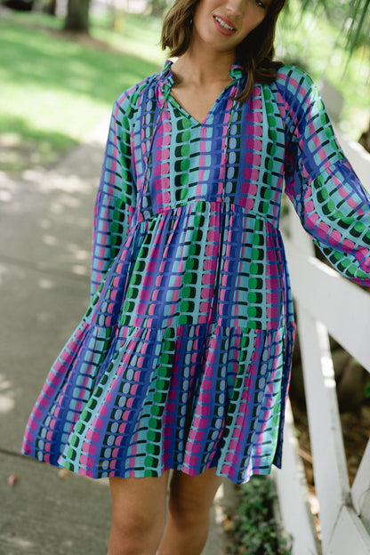 Eliza Dress- Dahlia - Hello Baby Apparel