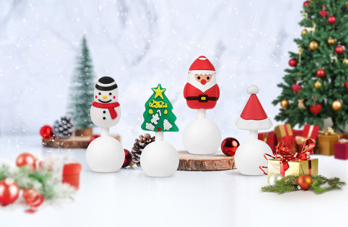 Haakaa Winter Holiday Silicone Breast Pump Stopper 1PK (Limited Edition) - Hello Baby Apparel
