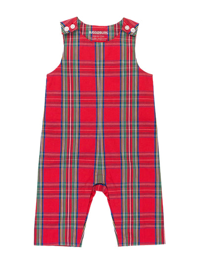 Baby Boys Tis The Season Plaid Longall Romper