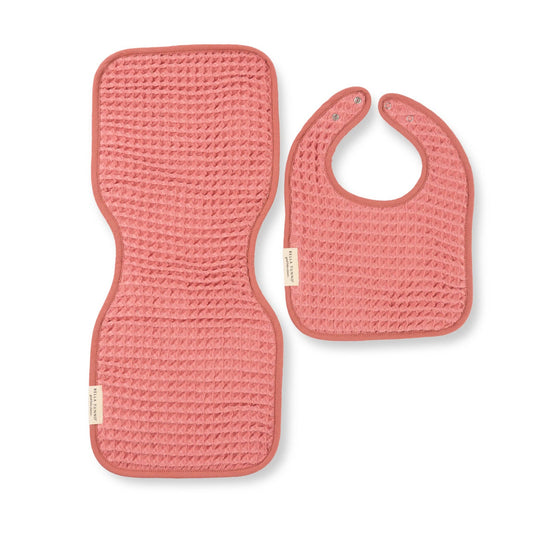 Reversible Bib + Burp Set Watermelon - Hello Baby Apparel