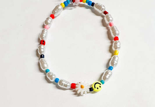 Smiley Flower Bracelet - Hello Baby Apparel
