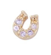 The Crowns Bespoke Jewelry Gold Rhinestone Emoji Charms - Hello Baby Apparel