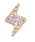 The Crowns Bespoke Jewelry Gold Rhinestone Emoji Charms - Hello Baby Apparel