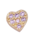 The Crowns Bespoke Jewelry Gold Rhinestone Emoji Charms - Hello Baby Apparel