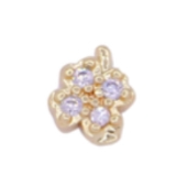 The Crowns Bespoke Jewelry Gold Rhinestone Emoji Charms - Hello Baby Apparel