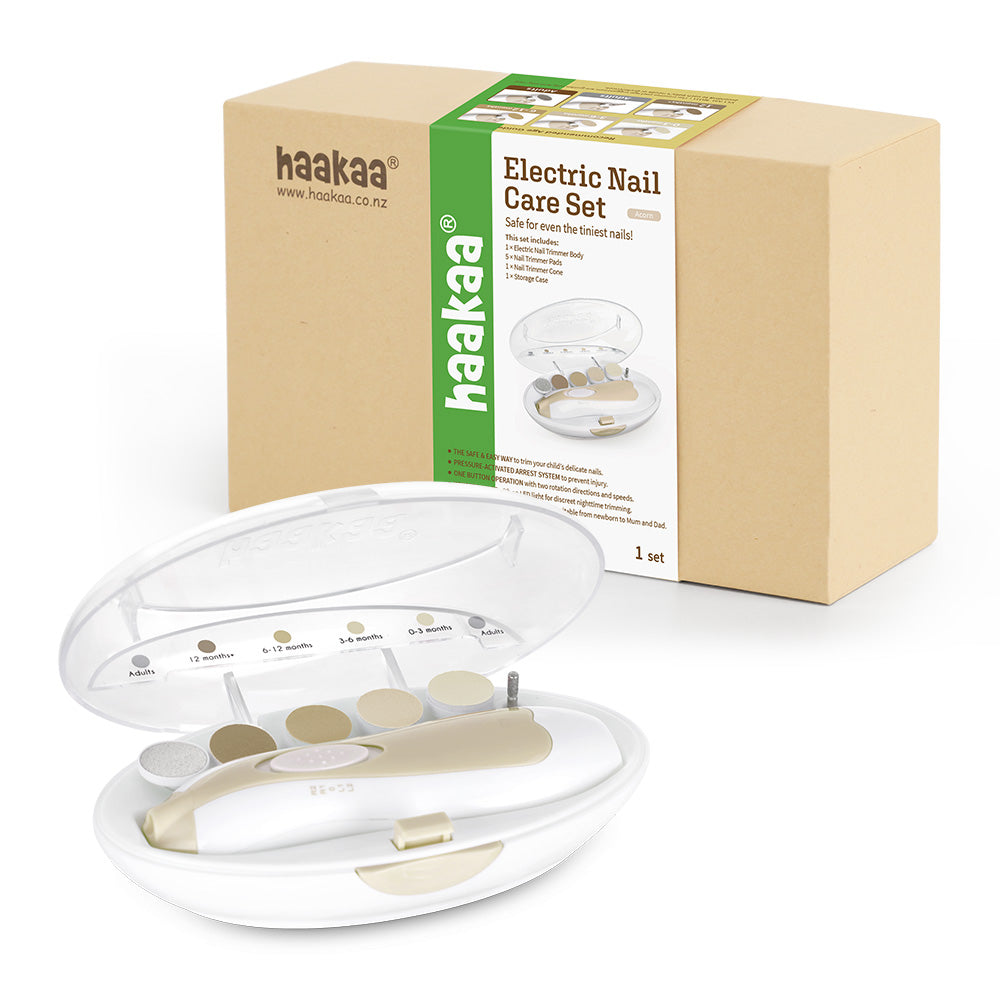 Haakaa Baby Nail Care Set - Acorn - Hello Baby Apparel