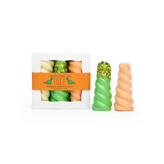 Giganotosaurus Teeth Handmade Sidewalk Chalk - Hello Baby Apparel